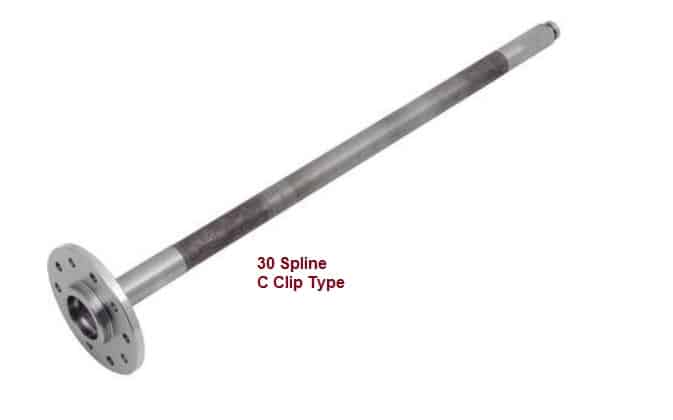Axle: 12 bolt 70-81F + 30 spline- 30 1/16th C clip type (EA)
